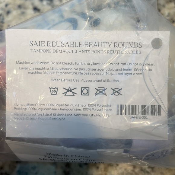 Saie Reusable Beauty Rounds For Skin Care Or Makeup - 3 Pack - Picture 6 of 7